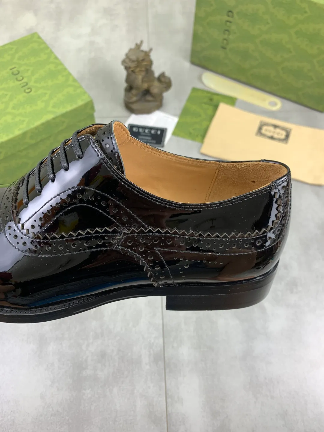 Men's men's shoes 💰P640 [New style] Water dyed cowhide 💰💎💎💎 [Gucci] GUCCI high-end men's formal business leather shoes, original order 1:1! Original imported high-end open-edge beaded calfskin, original metal buckle, imported first-layer cowhide lining for feet. Original high-end outsole, men's shoe size: 39-44 (45 customized) 3️⃣ colors available